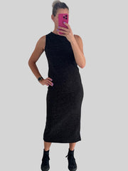 Charlotta Dress Dark Grey
