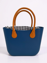 Ocean Blue / Houndstooth / Tan