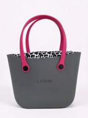 Grey / Animal Print / Pink