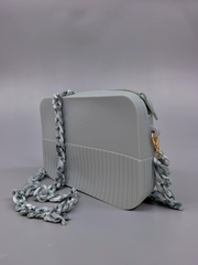Crossbody Silicone Purse - Grey