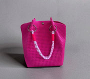 Mini Totes - Hot pink