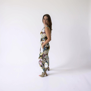 La Rose Claire Jumpsuit - Blue Floral