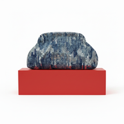 La Rose Clutch Sequence Bag - Denim