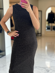 La Rose Charlotta Dress - Dark Grey