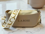 Mini Crossbody - Khaki and Beige