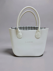 White / Houndstooth / White