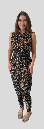 La Rose Lindsey Jumpsuit - Animal Print