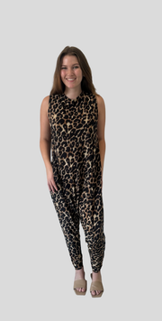 La Rose Lindsey Jumpsuit - Animal Print