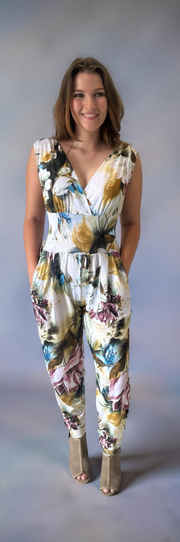 La Rose Claire Jumpsuit - Vintage Floral