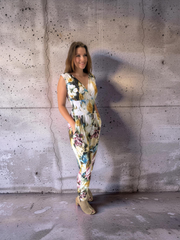 La Rose Claire Jumpsuit - Vintage Floral