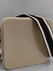 Silicone Square - Khaki Beige Black