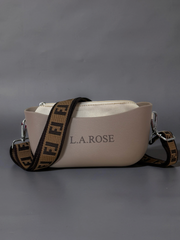 Eva Crossbody - Khaki Beige Brown Strap