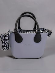 Eva Super Mini - Lavender / Houndstooth with Black Handles