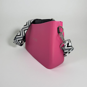 La Rose Eva Crossbody - Pink Black