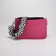 La Rose Eva Crossbody - Pink Black