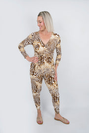 La Rose Jemma Jumpsuit - Animal Print Style 1