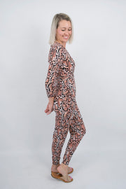 La Rose Jemma Jumpsuit - Animal Print Style 1