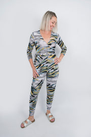 La Rose Jemma Jumpsuit - Animal Print Style 1