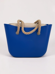 Cobalt Blue / Plain Beige / Beige Rope