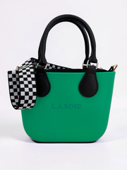 Eva Super Mini - Emerald Green / Black with Check