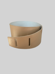 Chunky PU Belts - Beige