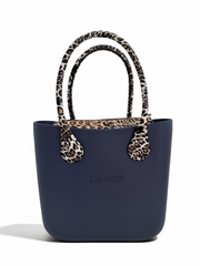 Eva Mini - Navy with Animal Print