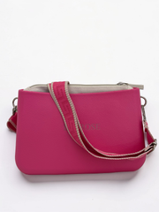 Eva Crossbody - Hot Pink Beige