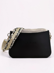 Eva Crossbody - Black Beige Gold